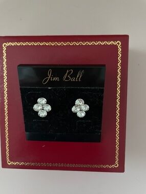 New Jim Ball crystal earrings